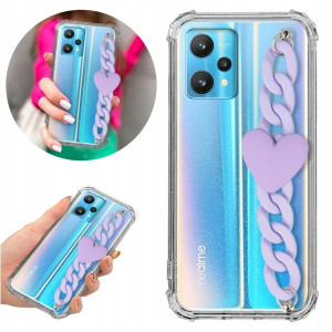 Etui Antishock Blink do REALME 9 PRO Fiolet Serce