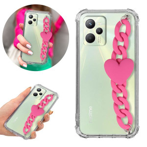 Etui Antishock Blink do REALME C35 Serce Łańcuszek