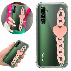 Etui Antishock Blink do REALME X50 PRO Jasny Róż