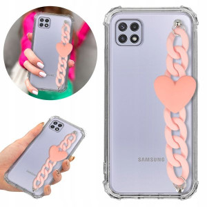 Etui Antishock Blink do SAMSUNG A22 5G Jasny Róż