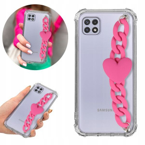 Etui Antishock Blink do SAMSUNG A22 5G Łańcuszek