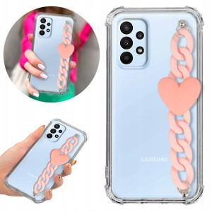 Etui Antishock Blink do SAMSUNG A23 5G Jasny Róż