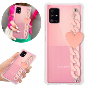 Etui Antishock Blink do SAMSUNG A51 5G Jasny Róż
