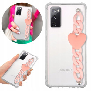 Etui Antishock Blink do SAMSUNG S20FE 5G Jasny Róż