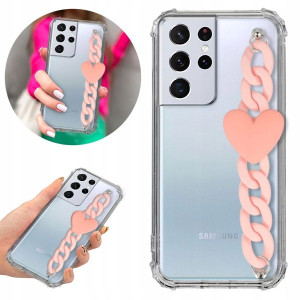 Etui Antishock Blink do SAMSUNG S21 ULTRA Różowy
