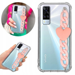 Etui Antishock Blink do VIVO Y51 2020 Jasny Różowy
