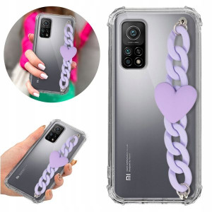 Etui Antishock Blink do XIAOMI MI 10T Fiolet Serce