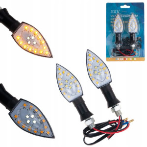 Kierunkowskazy Migacze Led Skuter Motor Quad Rower