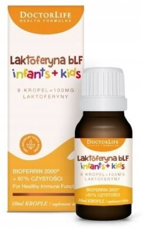 DOCTOR LIFE laktoferyna blf niemowlęta dzieci 10ml