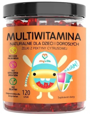 MyVita Multiwitamina naturalne żelki 120 sztuk