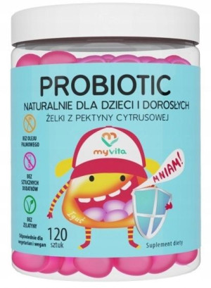 MyVita żelki Probiotic dla dzieci 120 sztuk