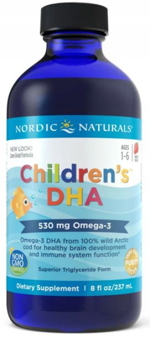 Nordic Naturals Children's DHA truskawka 237 ml