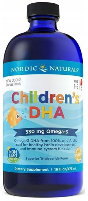 Nordic Naturals Children's DHA truskawka 473 ml