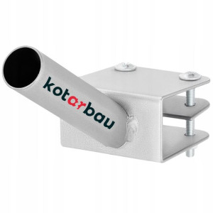 Uchwyt Pojedynczy Prosty Flag Balkonowy Balustrady