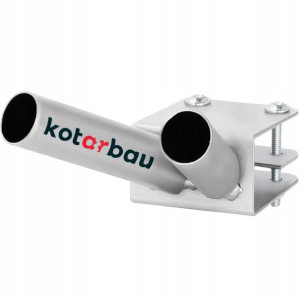 Uchwyt Podwójny Prosty Do Flag Balkonowy Balustrad