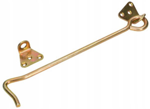 Hak Haczyk Drzwiowy Przykręcany Gięty 250x7mm