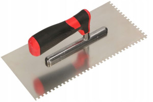 Nierdzewna Paca 270mm Zębata 4mm Gumowany Uchwyt