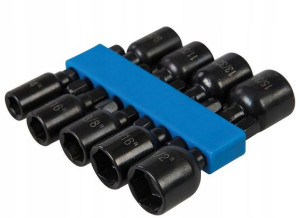 Uchwyt Magnetyczny Nasadowy 1/2-1/4" Crv 9szt