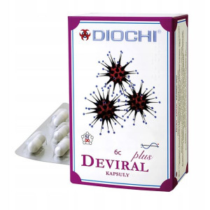 Diochi Deviral Plus na toksyny pasożyty 60kapsułek