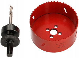 Otwornica Bimetalowa 92mm Koronka Wiertło Adapter