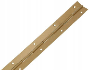 Zawias Taśmowy Listwowy 30 Cm Złoty 10 Szt
