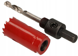 Otwornica Bimetalowa 24mm Koronka Wiertło Adapter