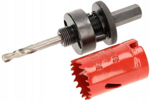 Otwornica Bimetalowa 32mm Koronka Wiertło Adapter