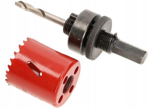 Otwornica Bimetalowa 40mm Koronka Wiertło Adapter