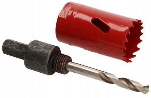 Otwornica Bimetalowa 29mm Koronka Wiertło Adapter