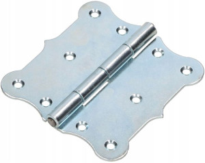 Zawias Budowlany Ozdobny Splatany Ocynk 80x80mm