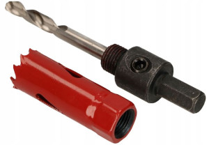 Otwornica Bimetalowa 19mm Koronka Wiertło Adapter