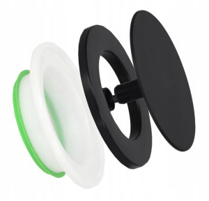 Anemostat Czarny Premium Nawiewny Wywiewny Fi125mm