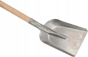 Łopata Do Węgla 270x183 Mm Drewniany Trzon 38 Mm