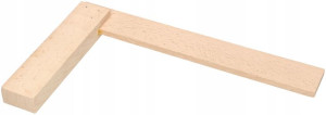Kątownik Stolarski Drewniany Przymiar 300 Mm