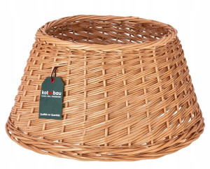 Osłona Wiklinowa Ø50cm Na Stojak Pod Choinkę Boho