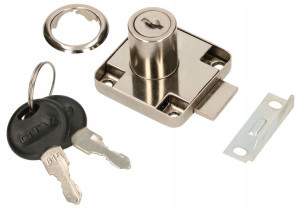 Zamek Meblowy 40x40 Mm Kwadratowy Nakładany