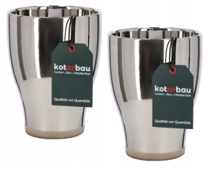 2x Doniczka Ceramiczna Donica Osłonka Szkliwiona
