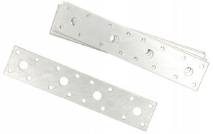Płytka Perforowana 200x40mm Łącznik Płaski 10 Szt