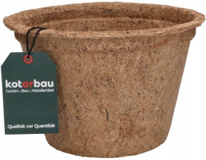 Naturalna Doniczka Kokosowa Fi 21,5cm Wkład Włókno