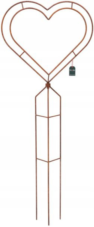 Figurka Ogrodowa Rdza Metal Serce Dekoracja 147
