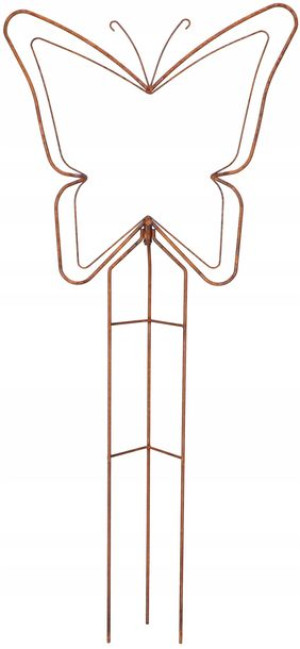 Motyl Dekoracja Ogrodowa Figurka Metal Rdza 142cm