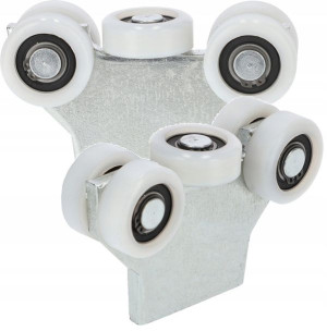 Wózek 43mm Do Bram Drzwi Przesuwnych 5 Rolek 2szt