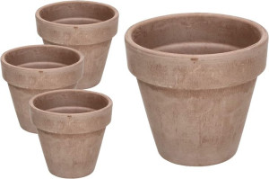 4x Doniczka 11 Donica Osłonka Ceramiczna Terakota
