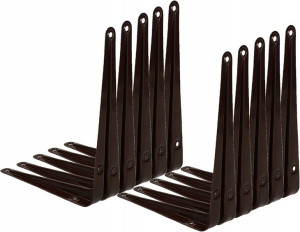 10x Kątownik Podpórka Wspornik Pod Półkę 150x125mm