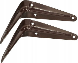 2x Kątownik Podpórka Wspornik Pod Półkę 125x100mm