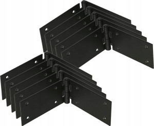 10x Zawias Budowlany Splatany Skrzyniowy 200x50mm