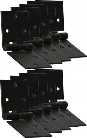 10x Zawias Budowlany Splatany Skrzyniowy 100x50mm