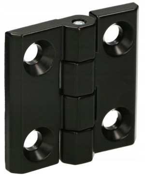 Zawias Drzwiowy Odlewany Splatany 60x60mm Czarny