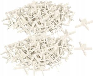 1000x Krzyżyk 1mm Dystansowy Uchwyt Płytek Glazury