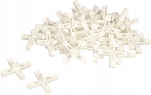 40x Krzyżyk 6mm Dystansowy Uchwyt Płytek Glazury